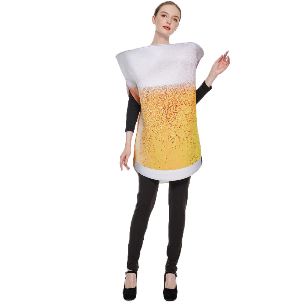 In stock Halloween new beer steins performance costume cosplay party performance costume fun Jumpsuit Costume