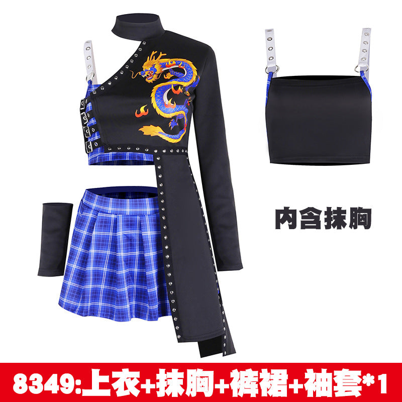 Jazz Dance costume original hip hop performance wear Korean dance women's team costume suit annual meeting business performance dancing costume