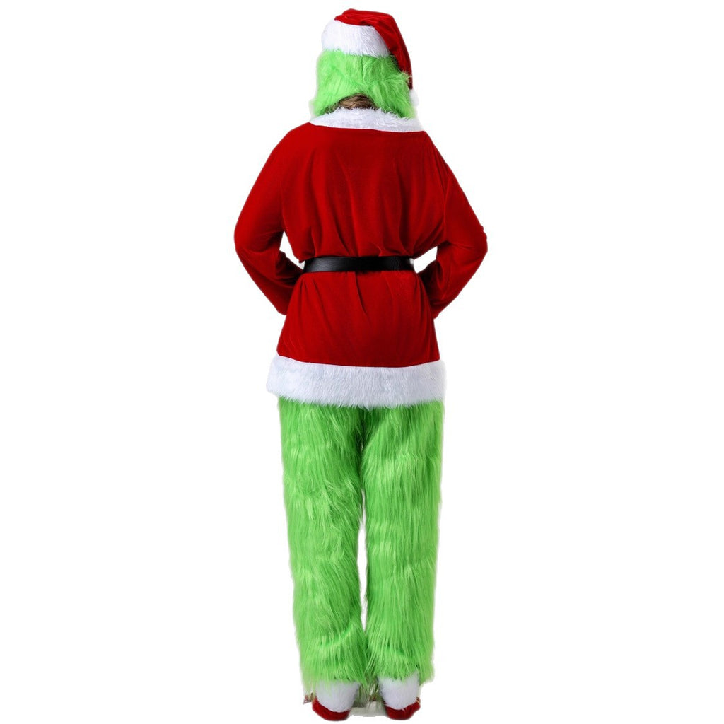 Christmas themed Grinch cosplay costume