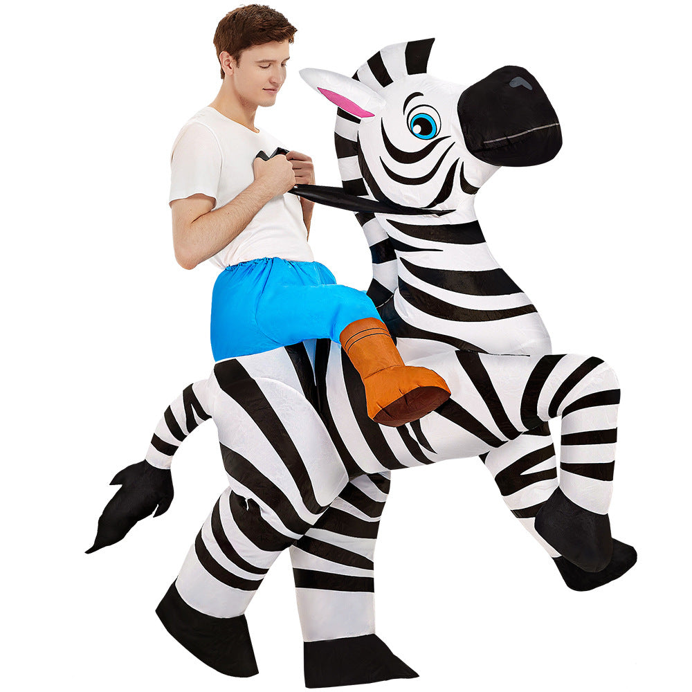 Halloween dinosaur inflatable clothing cross-border Flamingo rabbit funny inflatable doll costume animal performance wear props
