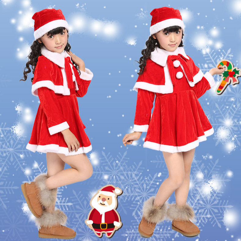 Christmas costume boys and girls Christmas costume children's Christmas costume Christmas performance wear Santa Claus suits