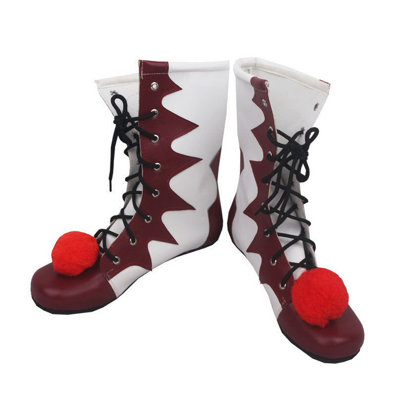 Pennywise Halloween horror clown cosplay shoes