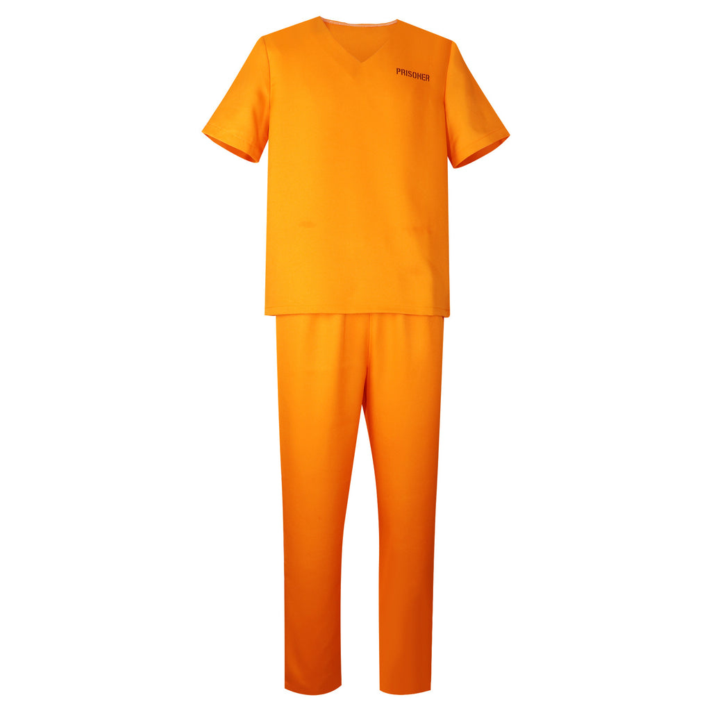 Halloween cos adult and children orange prison costume jumpsuits prison costume film and television two-dimensional comic show costume