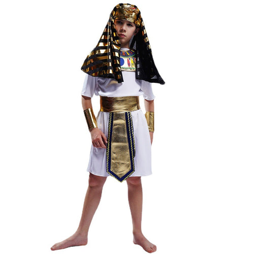 2019 new little boy pharaoh costume role cosplay clothes performance costume Halloween cosplay costume
