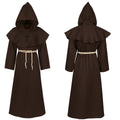 2024 Amazon medieval friar robe monk costume wizard costume priest cos costume performance wear Halloween costume