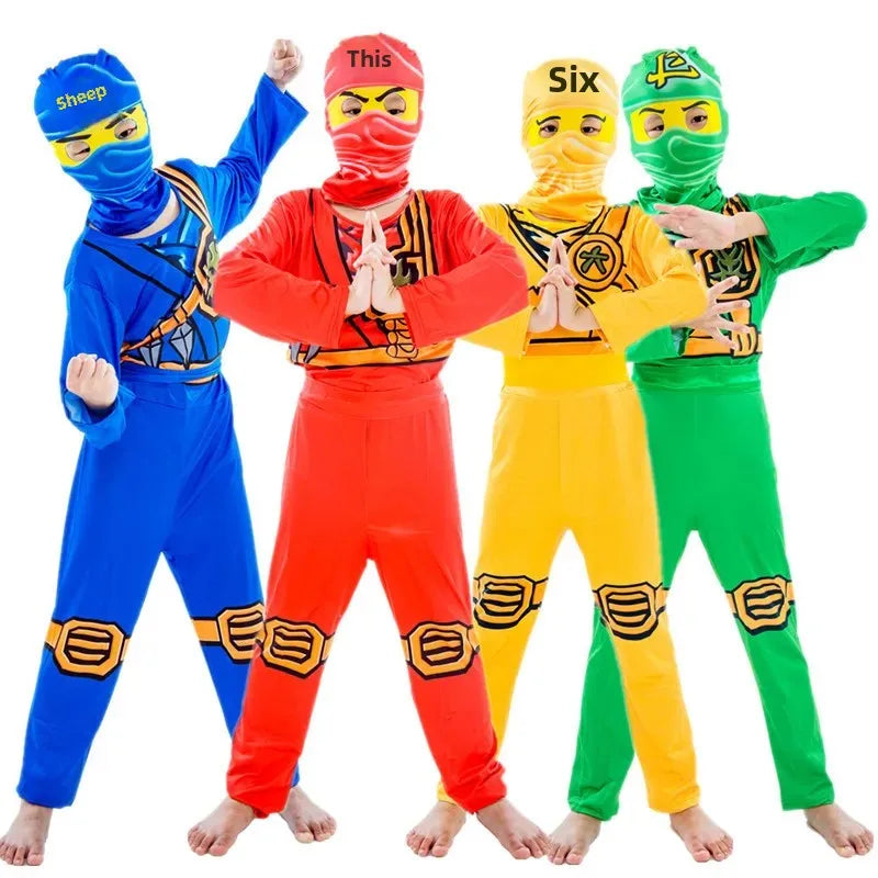 Children's Lego Ninjago cosplay costume kids Halloween anime jumpsuit costume costumes