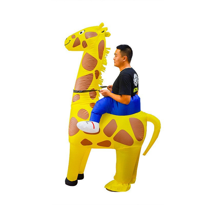Step into festival party costume Halloween animal riding inflatable clothing dinosaur inflatable clothing dress up inflatable clothing outfit