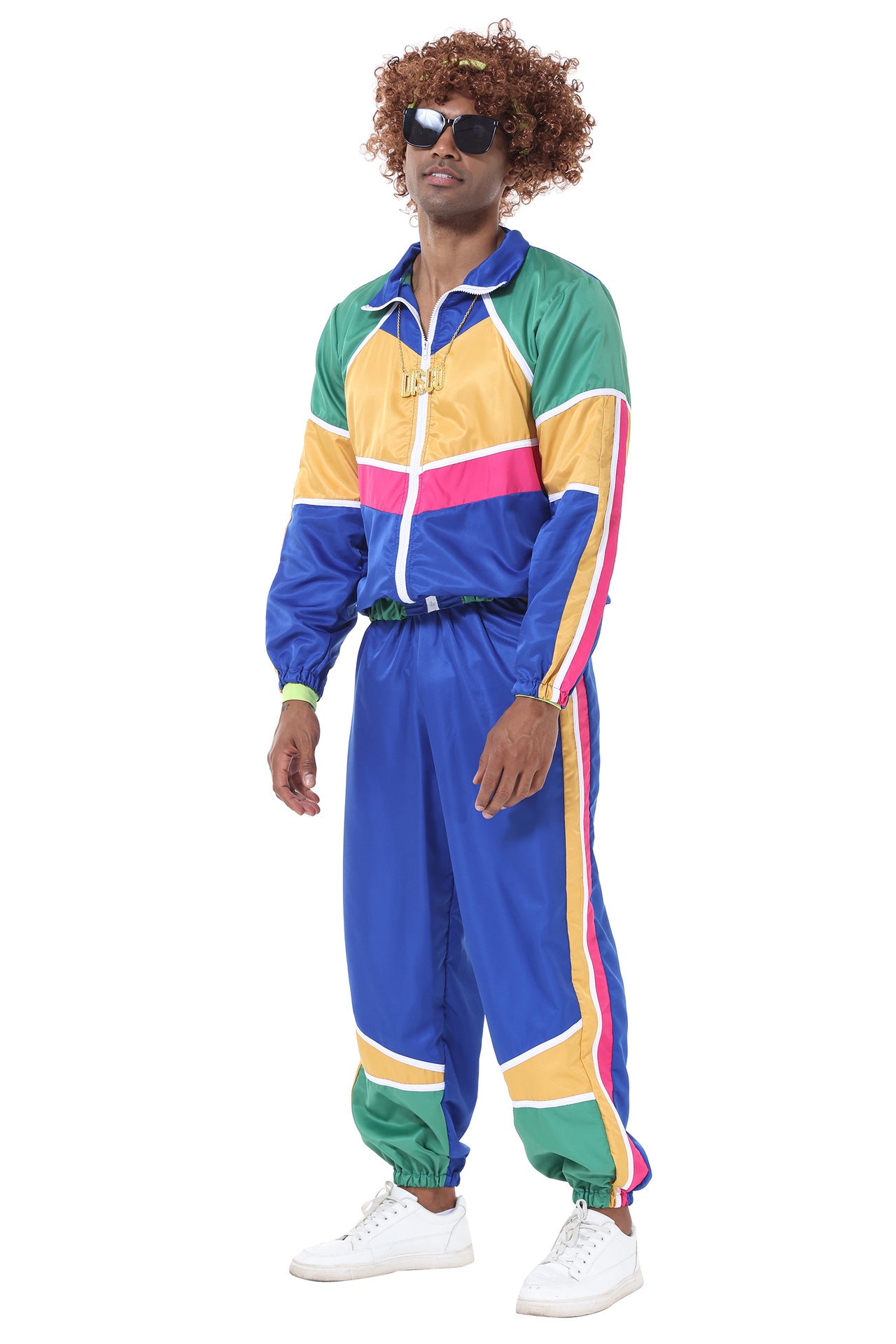disco costume disco Amazon adult men's and women's performance costume hippie rock dance sports hip-hop costume