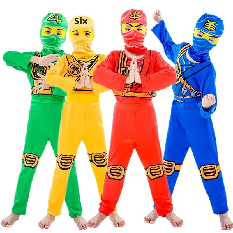 Children's Lego Ninjago cosplay costume kids Halloween anime jumpsuit costume costumes