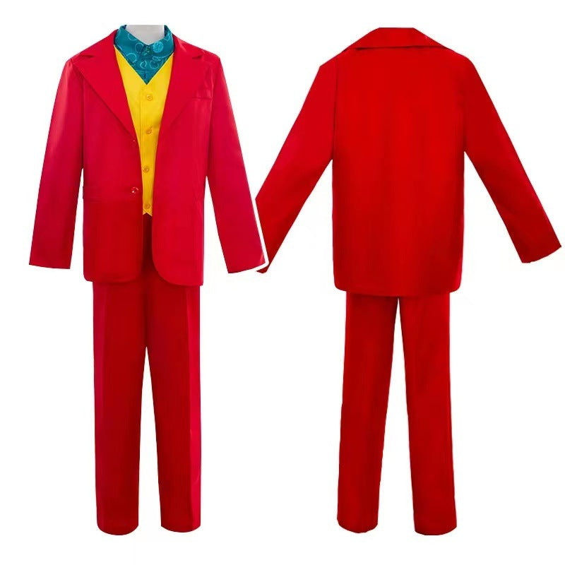 Joaquin Phoenix Joker Costume DC Movie Kids Halloween Cosplay Costume