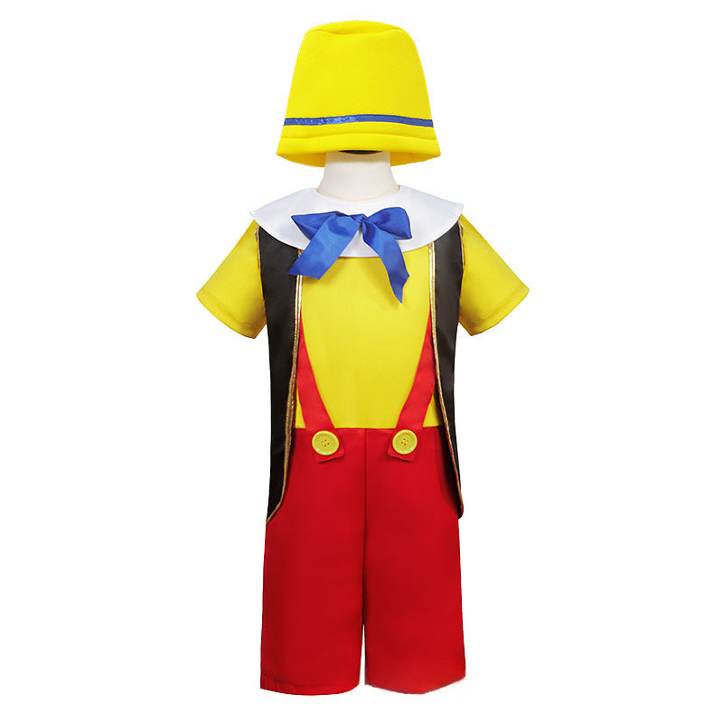 Halloween long nose Pinocchio children's cos costume Pinocchio adventures costumes shooting costume