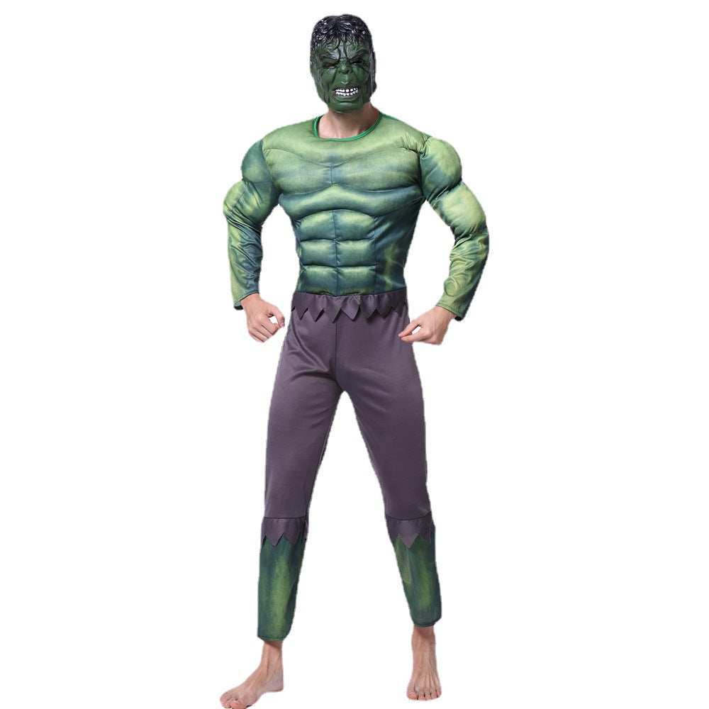 Hulk adult and children performance costume Avengers 4 Mask mask cloak gloves ball dress up costume