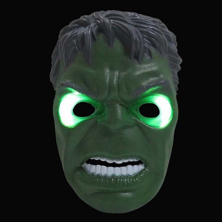 Halloween cos clothing Avengers Iron Man Captain America Hulk children muscle luminous equipment
