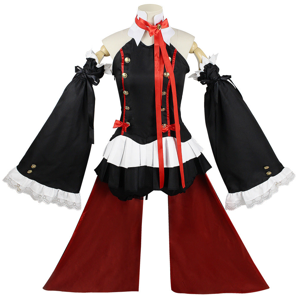 Seraph of the end cruolu feiniang Mica cos costume women's Halloween vampire costume cruolu cos costume