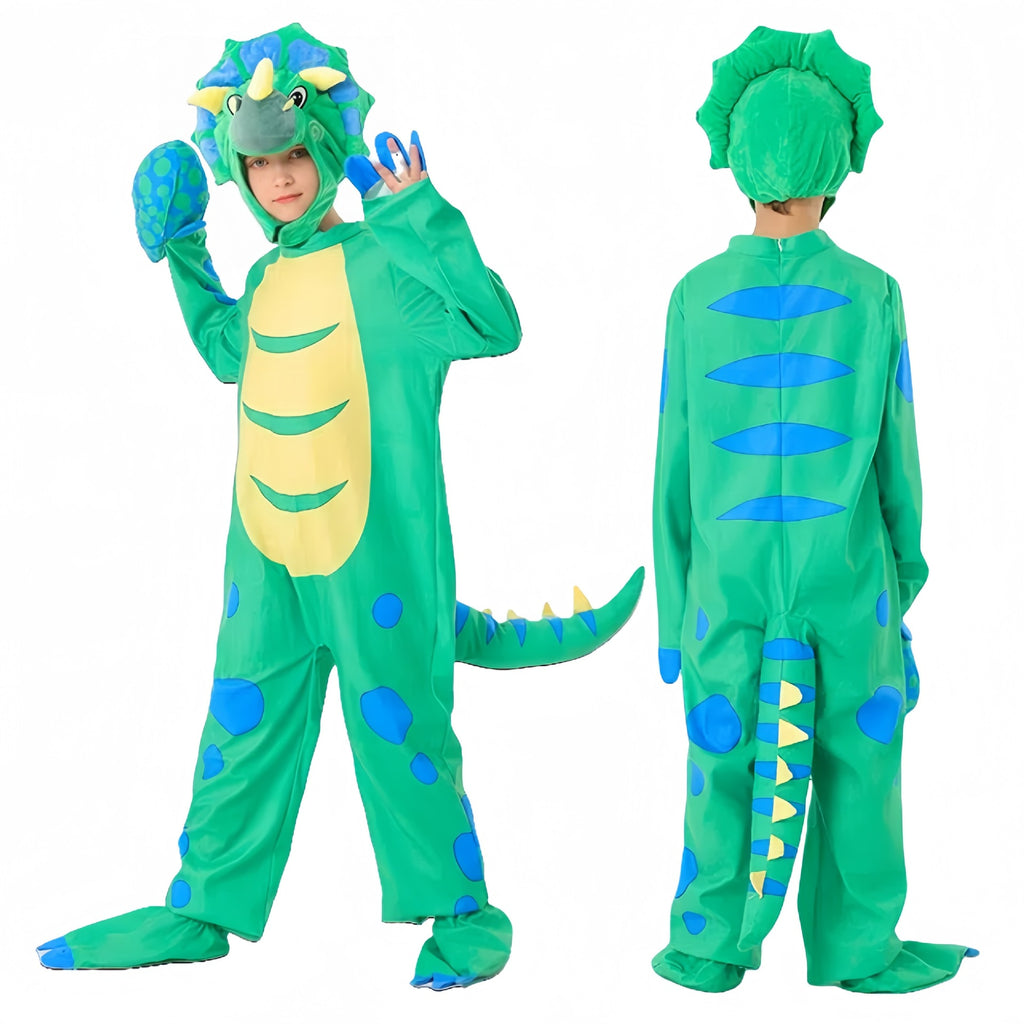 Cross-border Halloween children dinosaur costume cartoon animal dinosaur one-piece costume party stage costume