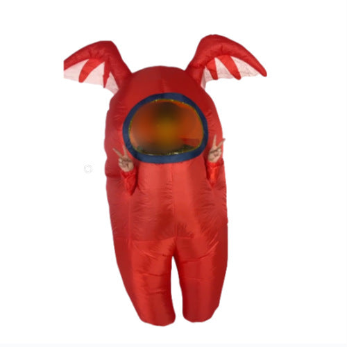 Cross-border amongus clothing multi-color spaceman inflatable clothing anime game doll little celebrity costume role play