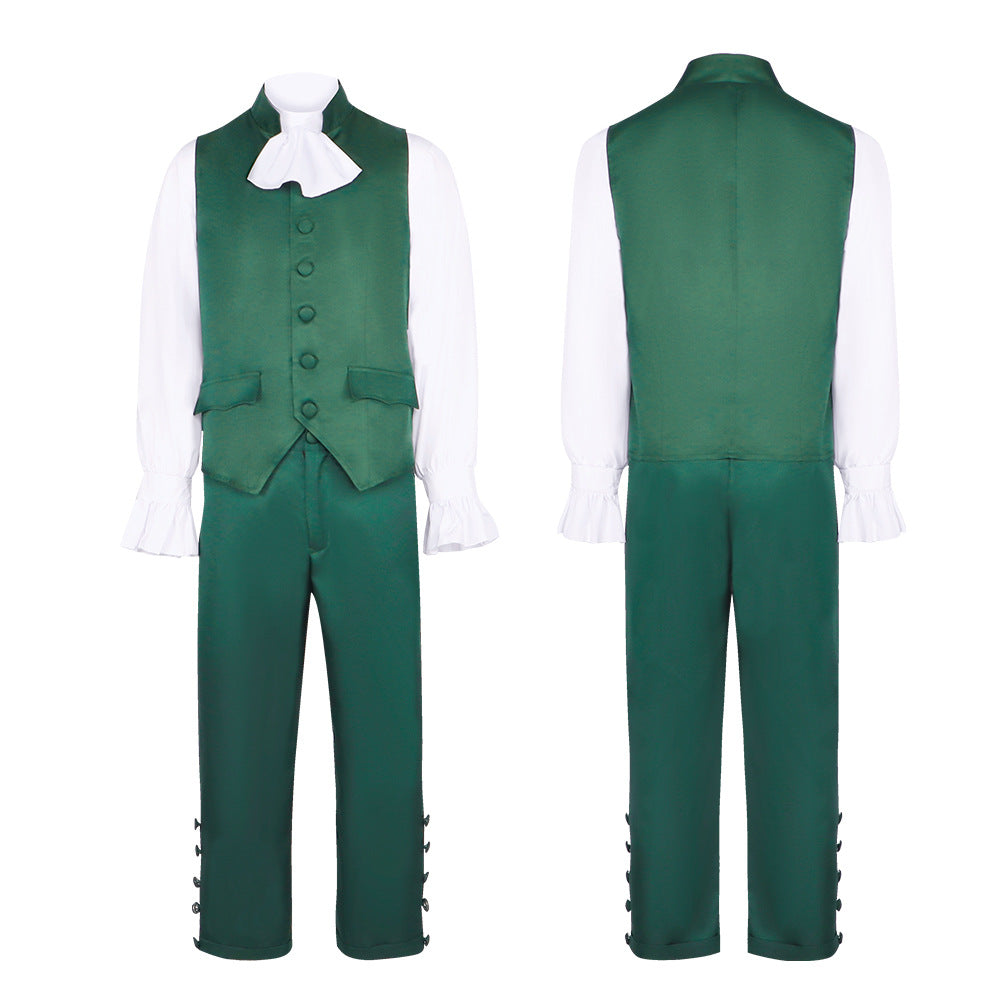 Medieval Prince costume Alexander Hamilton rock concert Halloween carnival cos costume