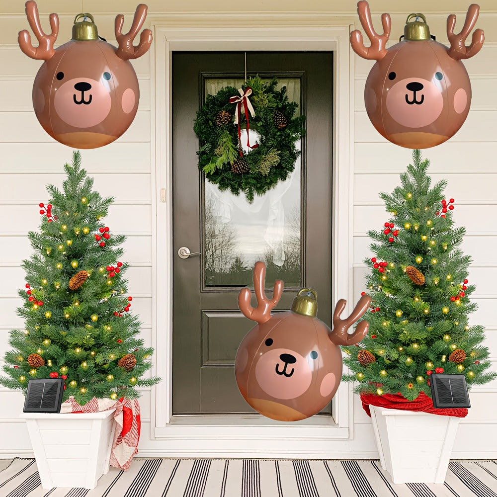 Inflatable Christmas Ball Christmas Halloween ornament ball outdoor inflatable toy ball party activity party props