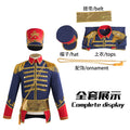 European and American medieval costume retro stand collar circus uniform stage costume suit cos costume