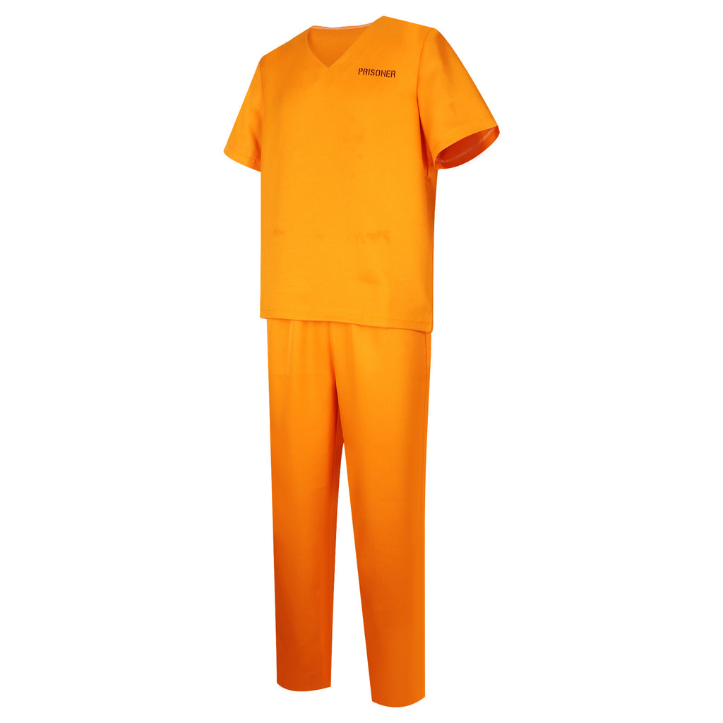 Halloween cos adult and children orange prison costume jumpsuits prison costume film and television two-dimensional comic show costume