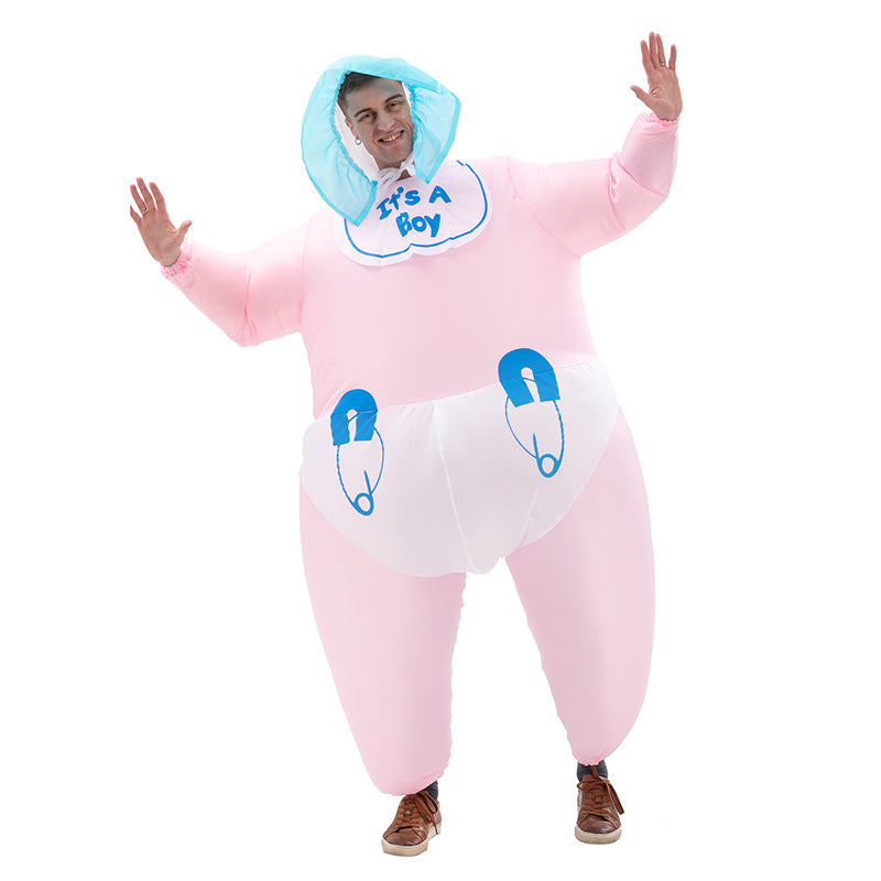 Stage dress up performance costume cute baby inflatable clothing Cartoon Doll role play baby Funny inflatable clothing