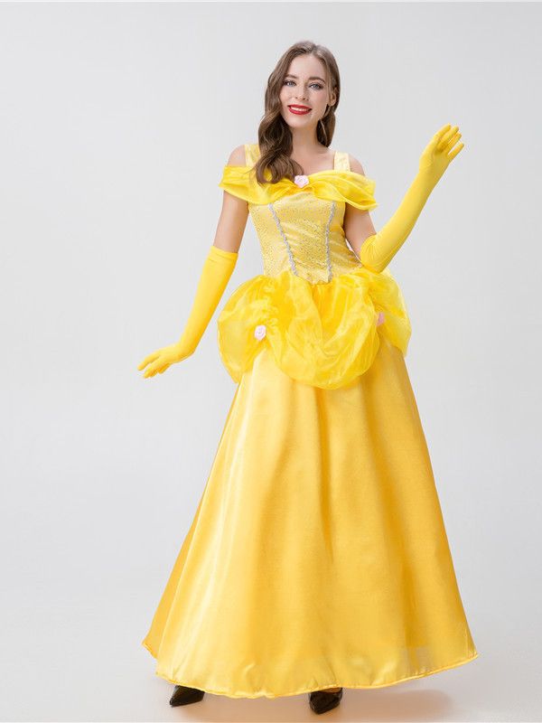 Halloween costume Beauty and Beast adult Princess Bell dress Princess Beier cos costume fashion photography costume