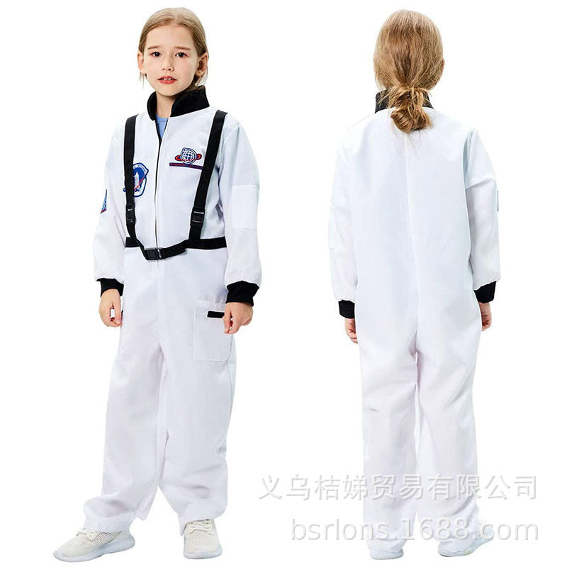 Sports children's space suit space suit professional cos costume pilot uniform performance costume role-playing costume