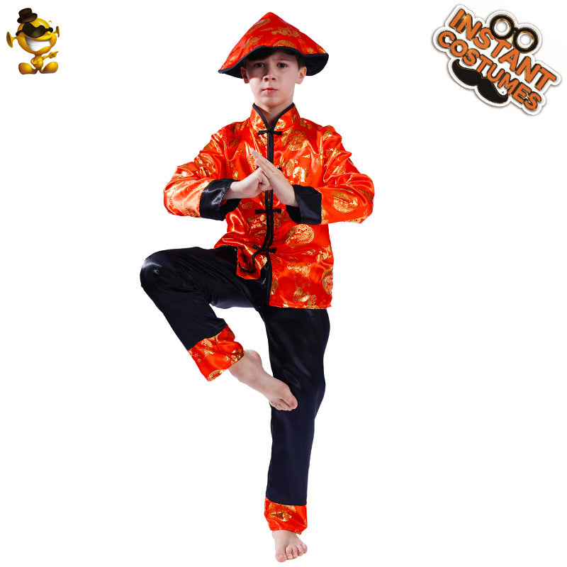 Chinese traditional costume children's Tang suit carnival costume masquerade costumes