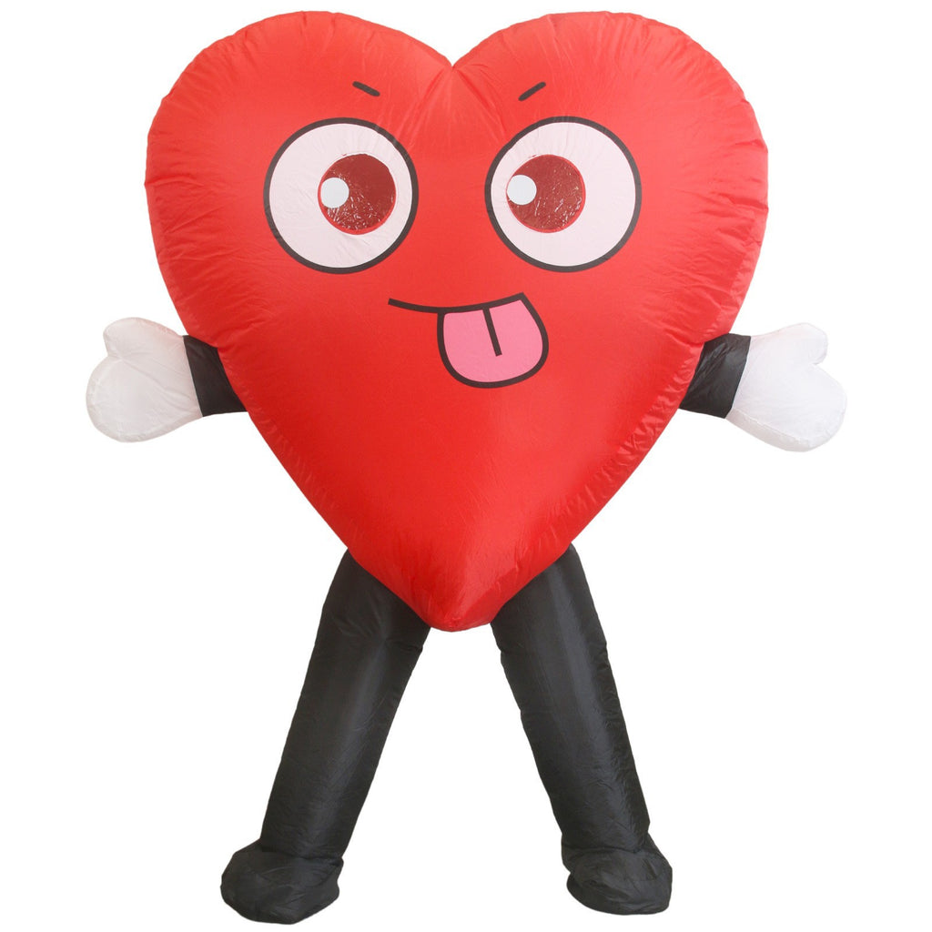 Cross-border Valentine's Day love confession props Smiley Dancer inflatable clothing atmosphere funny stage performance props costume