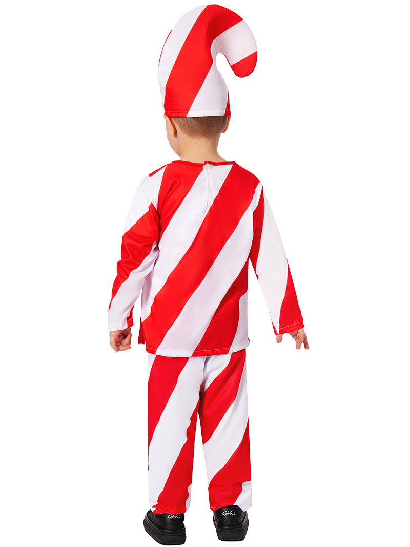Christmas costume children's candy Crutch play cos campus festival costumes children's costume