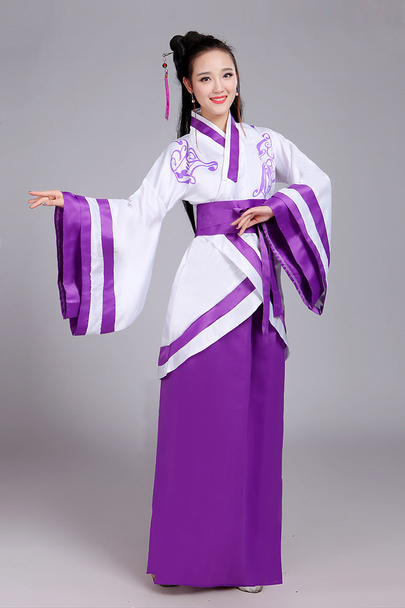 New Ancient Chinese clothing Quyi Hanfu improve Tang suit women's ancient costume costume performance wear performance costume women's clothing girl