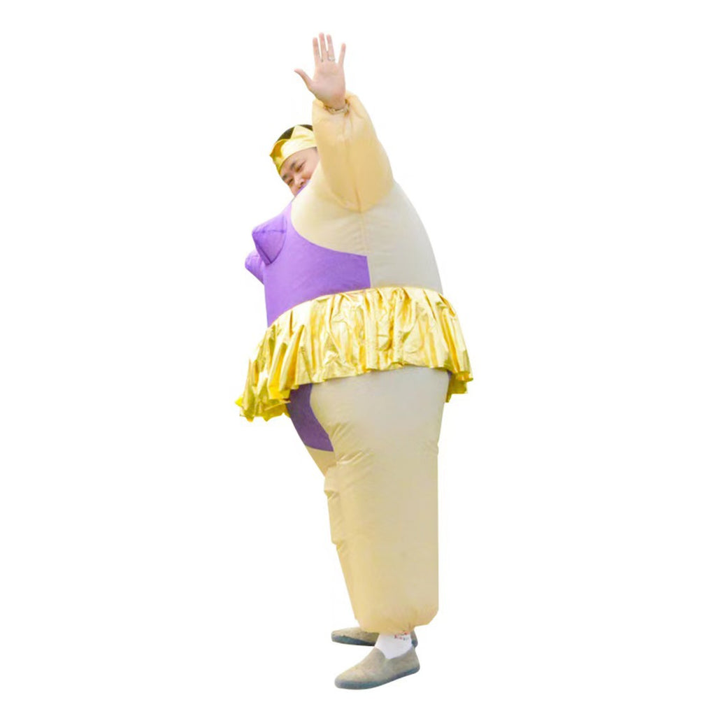 Annual meeting performance show doll ballet inflatable clothing fat inflatable sumo funny party activity ballet inflatable clothing