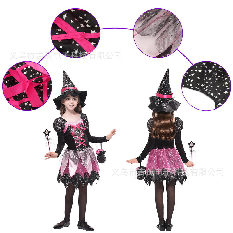 Cross-border new arrival children's Halloween costume cosplay cute pumpkin costume performance costume baby animal romper