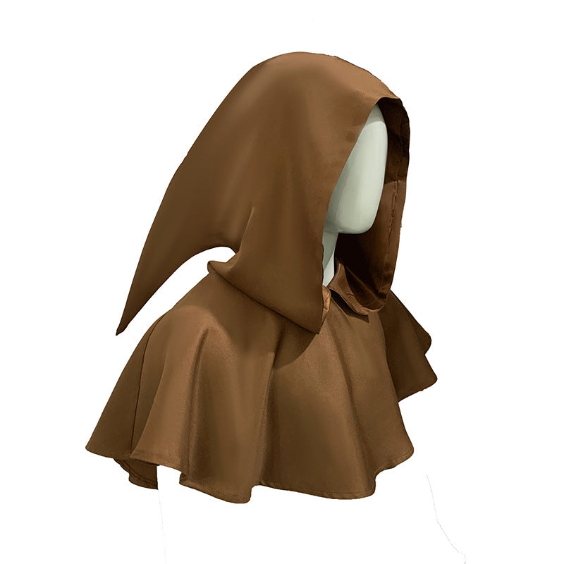 Medieval costume death hooded cape Halloween stage costume vampire missionary cosplay dress up