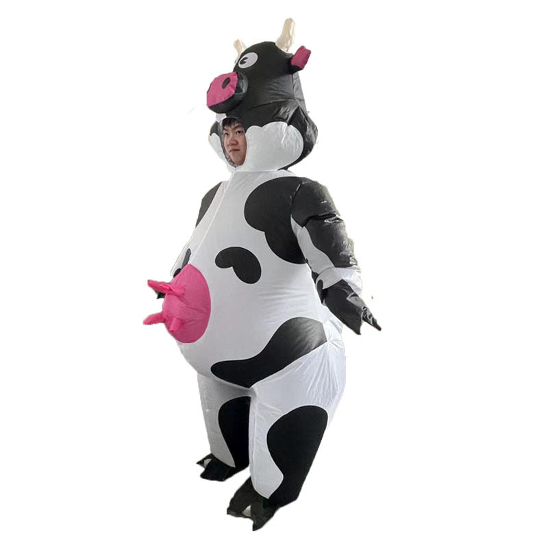 Bobo cow inflatable clothing bar active atmosphere walking clothes makeup costume party gathering modeling clothing