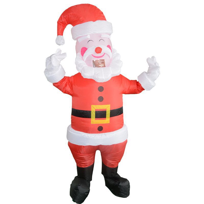 Christmas elk Gingerbread Man Costume party party stage atmosphere props Santa Claus inflatable costume
