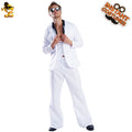 Adult men retro disco stage wear 80's performance costume and accessories cosplay costume cosplay costume