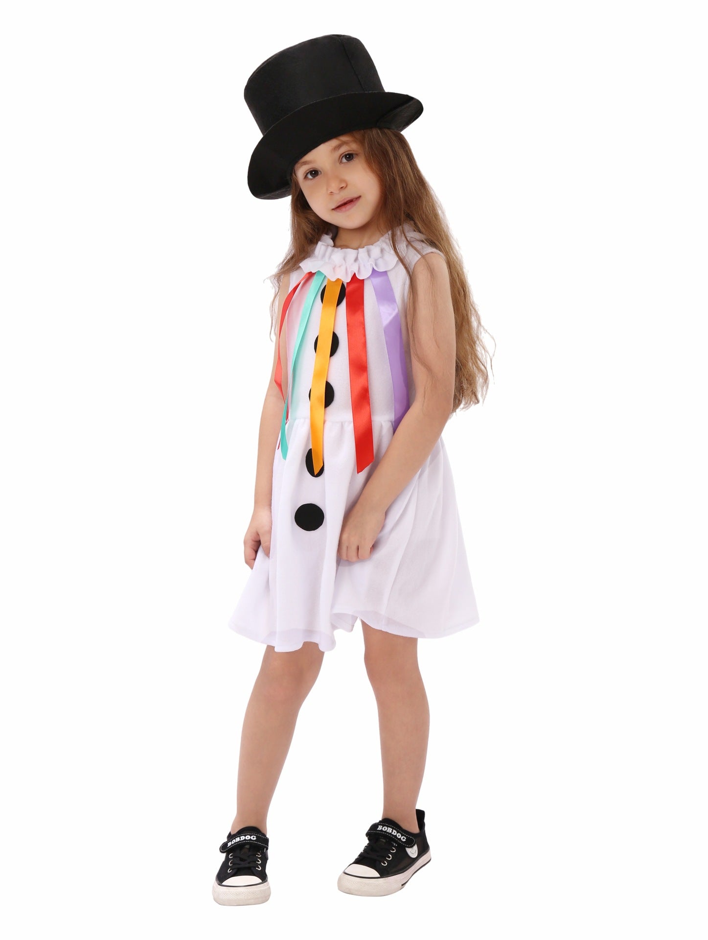 Christmas costume children's costume Santa Claus gift box costume Christmas outfit party holiday performance clothing