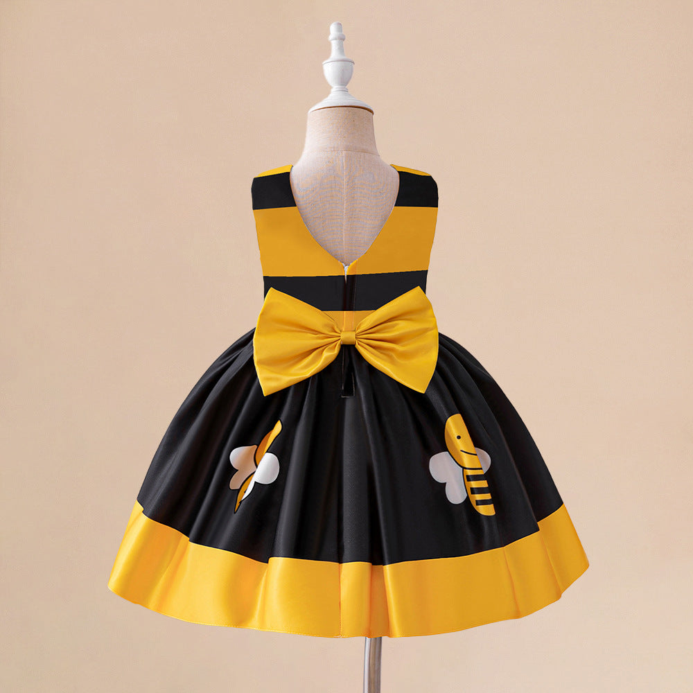 European and American new bee animal costume Halloween Children's cosplay costume stage performance pettiskirt