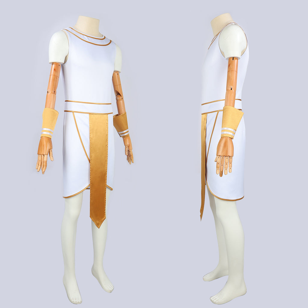 Halloween costume cos medieval ancient Roman one-shoulder costume real person role play