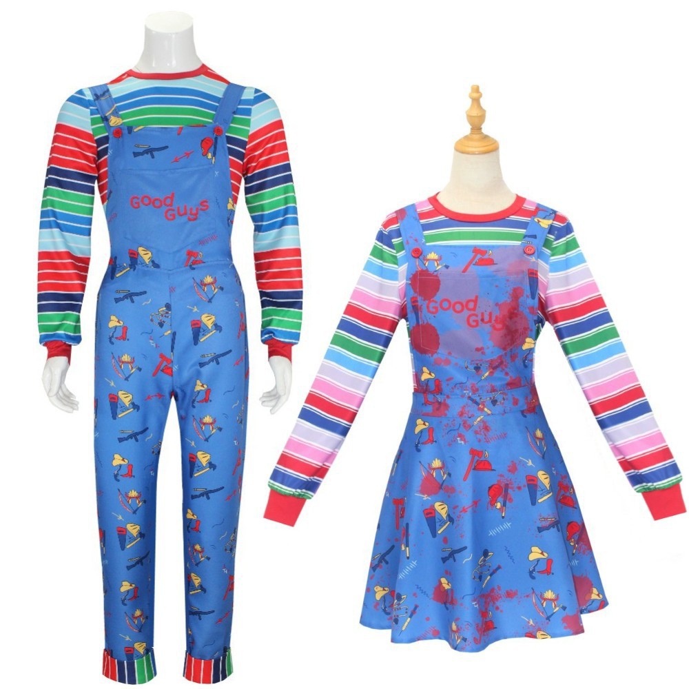 Chucky Season 2 cosplay costume denim overalls