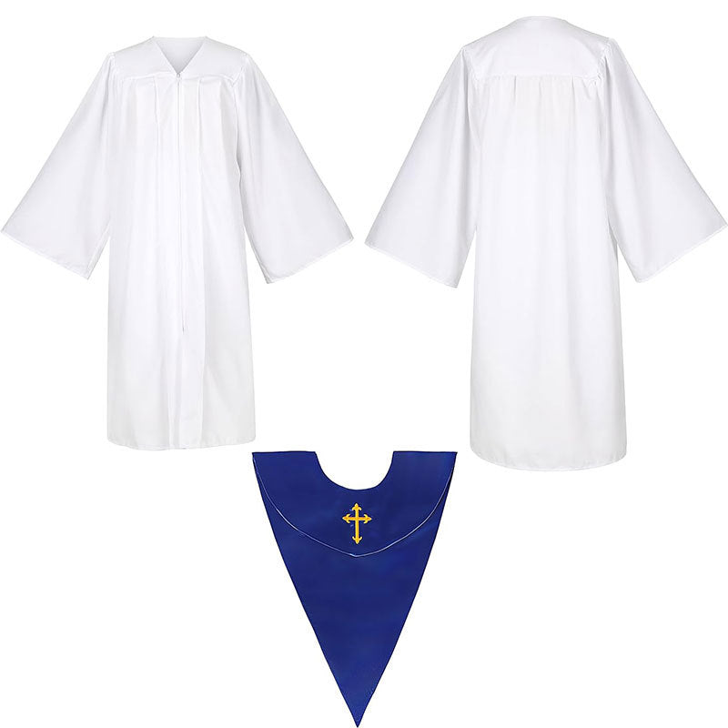 Amazon clergy costume priest cos costume baptism robe men and women priest costume choir costumes