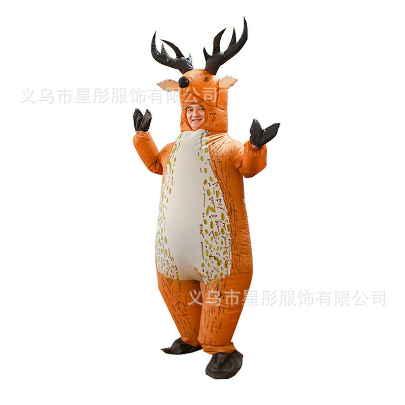 Cross-border Halloween performance inflatable costume American team clown party performance costume performance activity inflatable costume