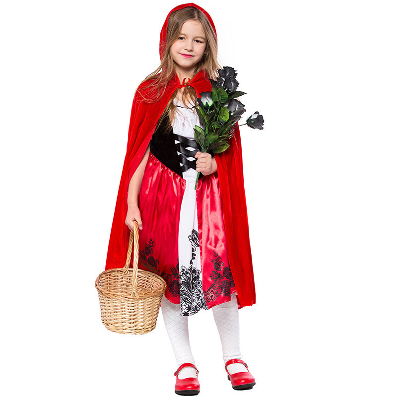 halloween costume child girl Little Red Riding Hood costume halloween Masquerade ghost festival Amazon costume