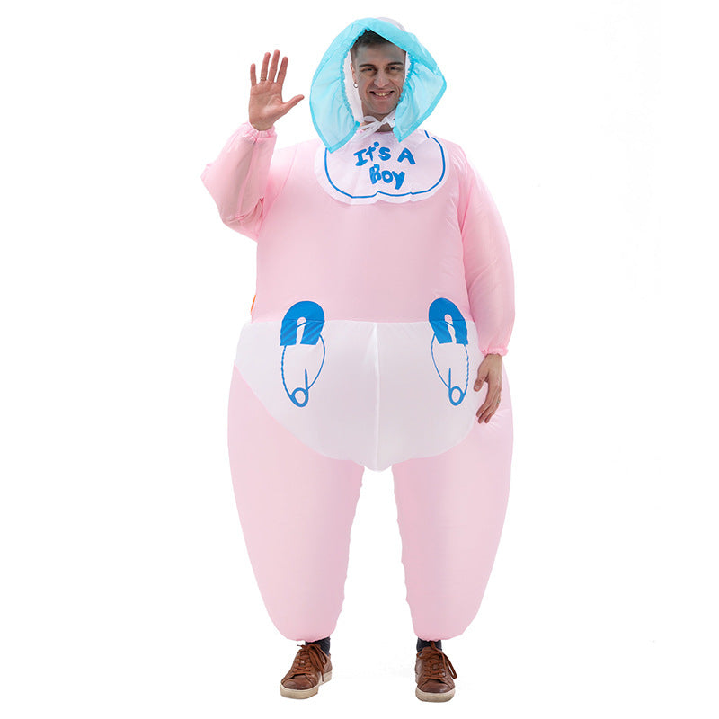 Stage dress up performance costume cute baby inflatable clothing Cartoon Doll role play baby Funny inflatable clothing
