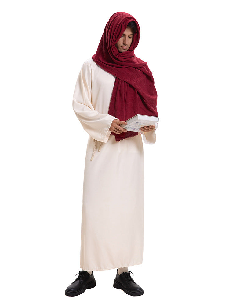Halloween vintage Arabic style Dubai robe Middle East missionary cos costume stage costume Shepherd costume