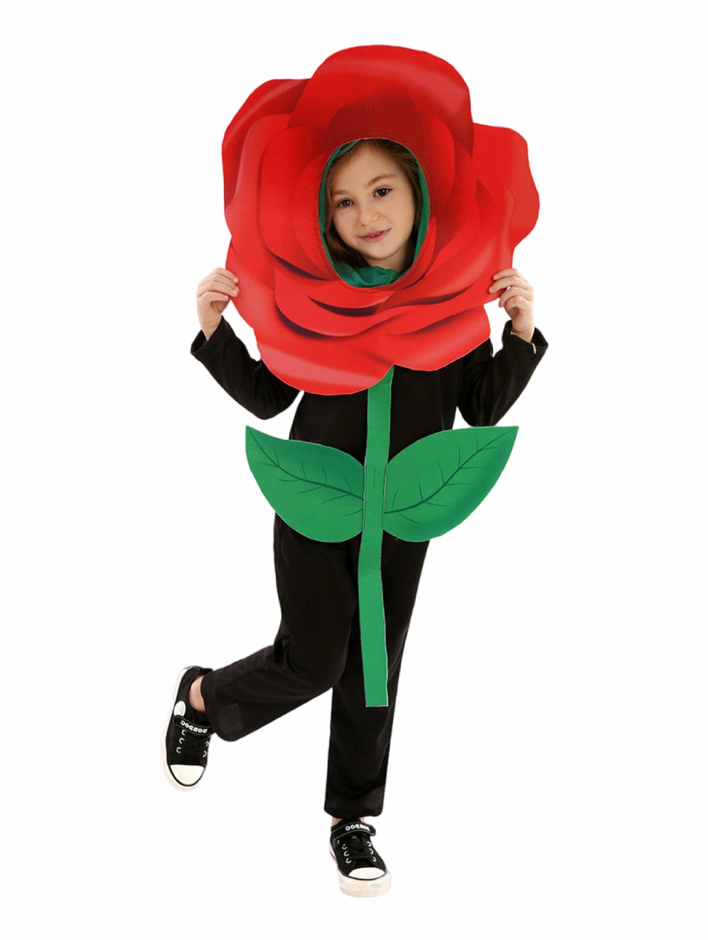 Children's rose cosplay costume performance costume performance wear sunflower tree caterpillar decoration