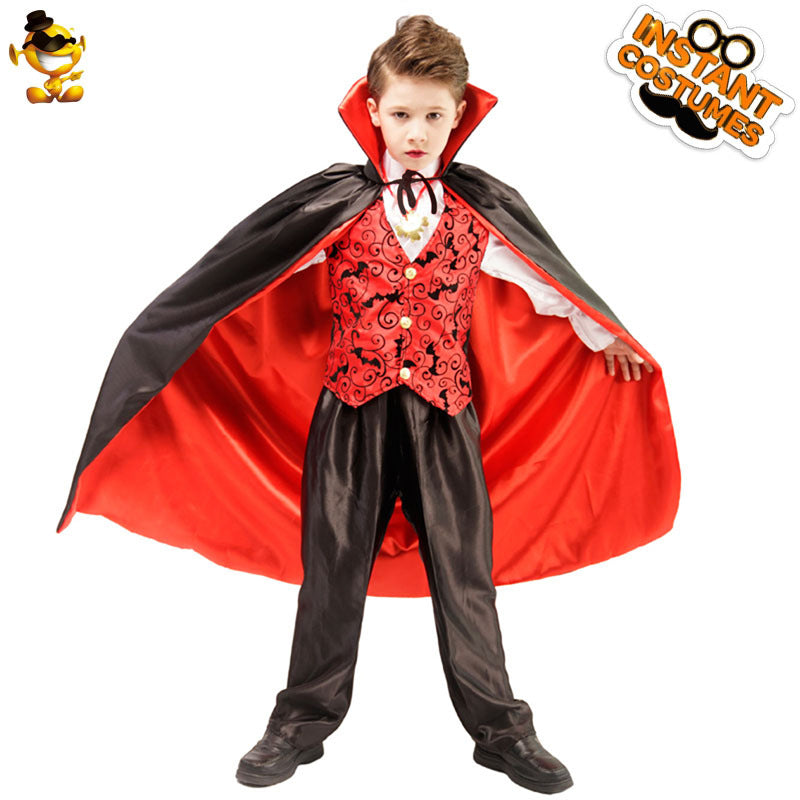 Halloween horror children's costume masquerade cosplay costume stage costume performance costume vampire boy