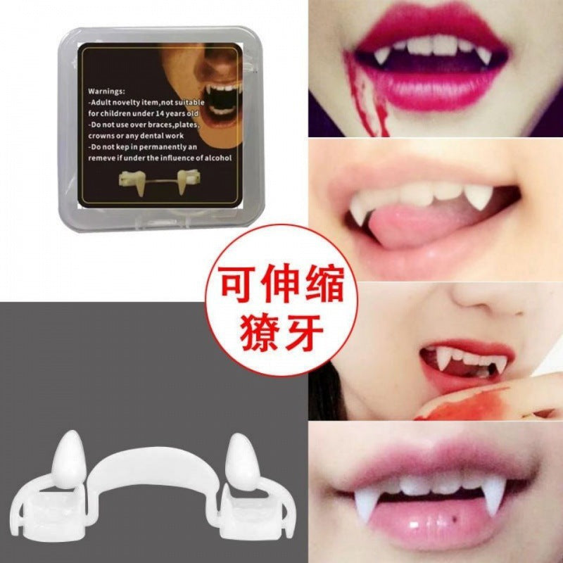 Halloween Vampire Fangs Teeth Costume Party Prop