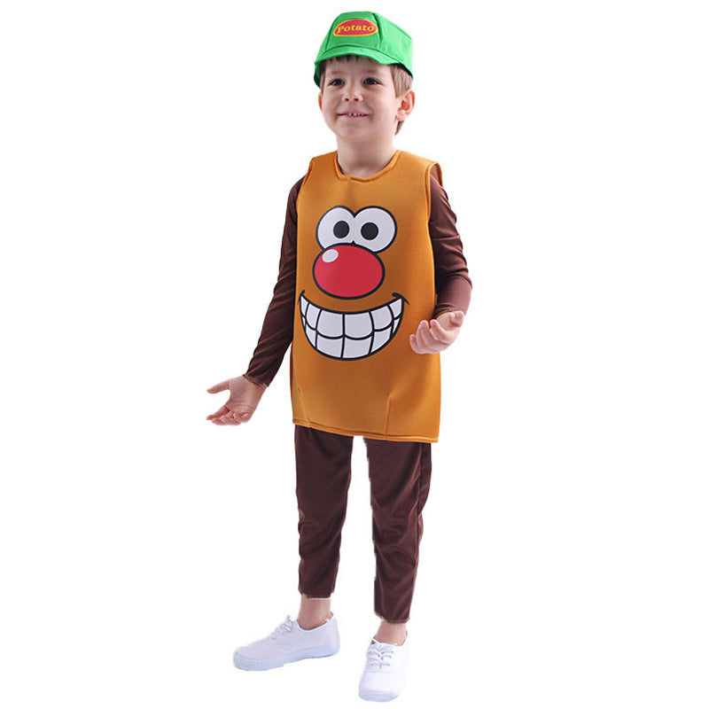 Children's Day performance costume vegetables and fruits children's cos costume role playing kindergarten costumes